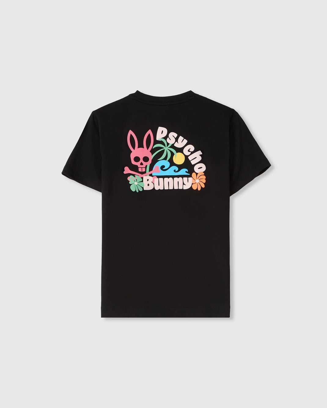 Tees Psycho Bunny Mentz Graphic Tee Noir Enfant | HMK-16108830